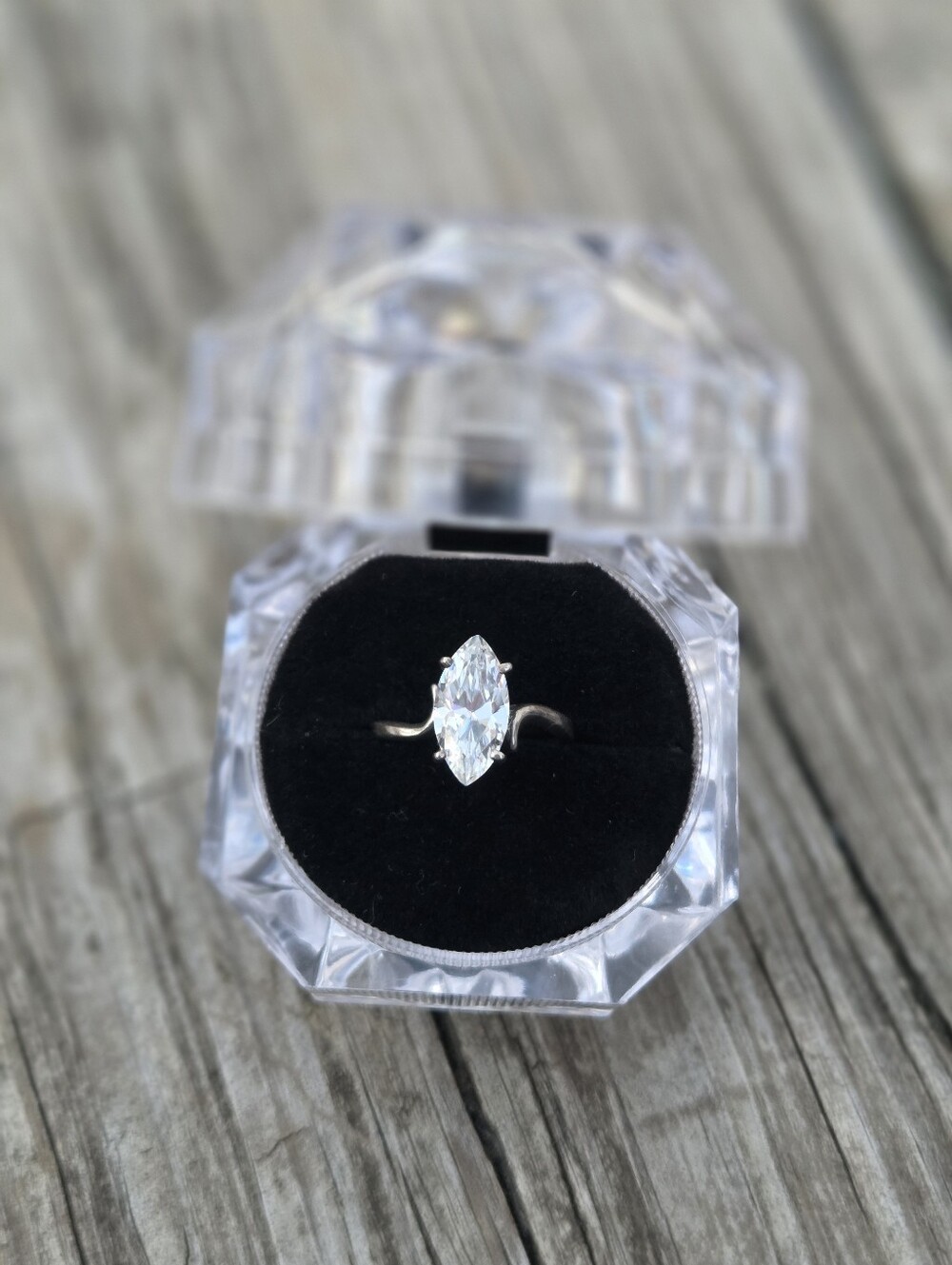 Sterling Silver Marquise Ring